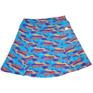 Dona Jo Vibrant Multicolor Absteact Print Tennis Pickleball Golf Skort. Sz. 2(L)